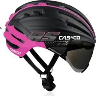 👉 Fietshelm zwart roze m active Casco Speedairo RS Zwart/Roze Vautron Vizier 4031381048929