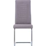 👉 Eetkamerstoel stof active Eetkamerstoelen 2 st taupe 8719883599526