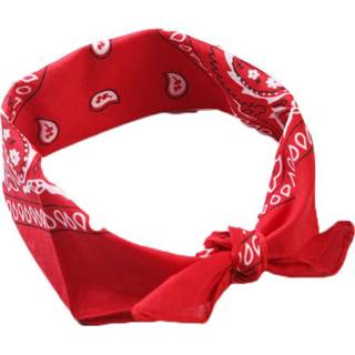 👉 Bandana rood Rain Drop 54 x cm