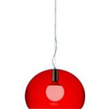 👉 Hanglamp small rood kunststof Kartell FL/Y - 8058967205152