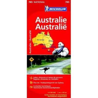 👉 Wegenkaart Michelin 785 Australië 2019 9782067174108