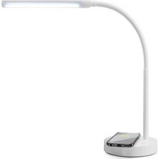 👉 LED-bureaulamp, Leeslamp, Draadloze oplader Smartphone, met USB-poort