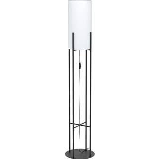 👉 Staande lamp metaal modern wit Home24 Glastonbury, Eglo 9002759431419