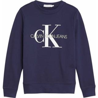 👉 Spijkerbroek jongens donkerblauw 140 blauw katoen Calvin Klein Jeans! Sweater - Maat 8719851970760