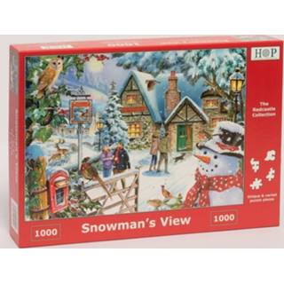 👉 Puzzel Snowman's View 1000 stukjes 5060002005040