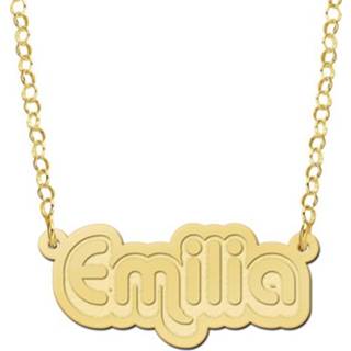 👉 Naamketting gouden active Emilia | Names4ever