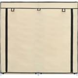 👉 Schoenenkast stof active met hoes 115x28x110 cm crème 8719883564777