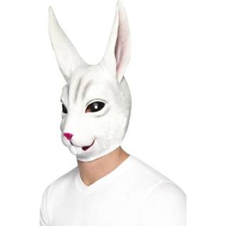 👉 Wit active Mooi konijnen masker latex 5020570079935