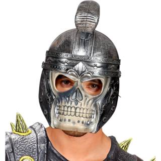 👉 Romeinse helm grijze stoere met doodshoofd