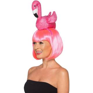 👉 Roze active Leuke tiara met flamingo 5020570509456