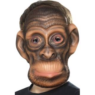 Bruin active kinderen Mooi Chimpansee masker 5020570275573