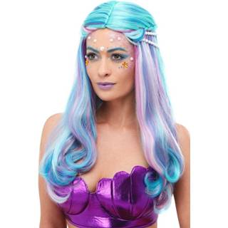👉 Not applicable unisex blauw Mermaid Wig 5020570522103