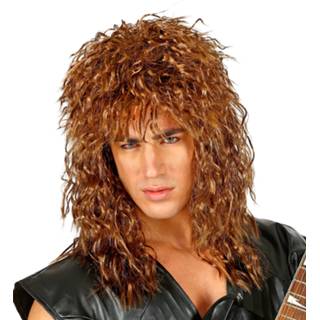 👉 Pruik 80's rockster