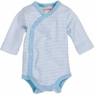 👉 Rompertje blauw wit elastaan 50 Schnizler romper Wrap Body Basic junior lichtblauw/wit maat 4010952409895