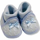 👉 Babyslofjes blauw acryl lichtblauw baby's Nursery Time babysloffen met sokken junior 0-3 maanden 5035320663630
