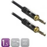 👉 Audio kabel zwart Ewent EW9235 1,5 m 3.5mm 8056045874702