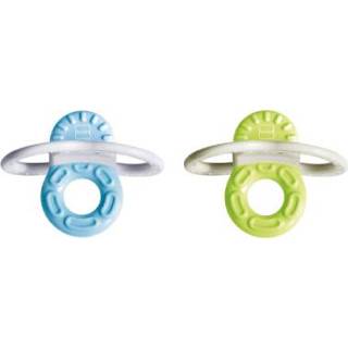 👉 Bijtring blauw groen kleurrijk Mam Bite & Relax 2+ maanden / - 4042894585269