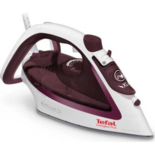 👉 Stoomstrijkijzer wit-bordeaux Tefal FV5714 Easygliss Plus 3121040075524