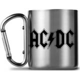 👉 Kop zilverkleurig AC/DC Tasse mit Karabinerhaken Mok 5028486424078