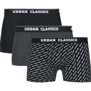 👉 Boxershort zwart wit grijs boxerset Urban Classics Boxer Shorts 3-Pack wit-zwart-grijs 4053838561409