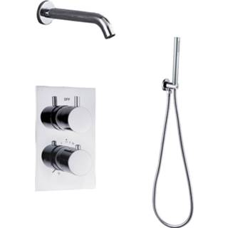 👉 Inbouw badkraan chroom Boss & Wessing Exclusive Thermostatisch met Handdoucheset 8719304517306