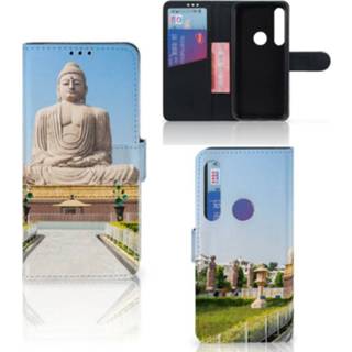 👉 Flipcover Motorola Moto G8 Plus Flip Cover Boeddha 8720215020243