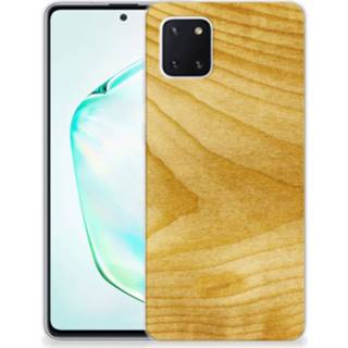 👉 Bumper hoesje hout Samsung Galaxy Note 10 Lite Licht 8720215177992