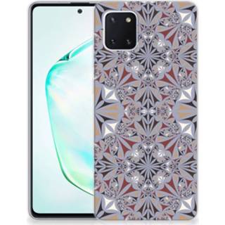 👉 Siliconen hoesje Samsung Galaxy Note 10 Lite TPU Flower Tiles 8720215179132