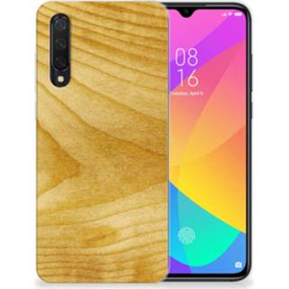👉 Bumper hoesje hout Xiaomi Mi 9 Lite Licht 8720215290370