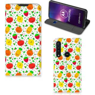 👉 Motorola One Macro Flip Style Cover Fruits 8720215958492