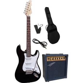 👉 Gitaarset zwart Vision Guitar VG 15 Elektrische Incl. tas, versterker 4260002968357