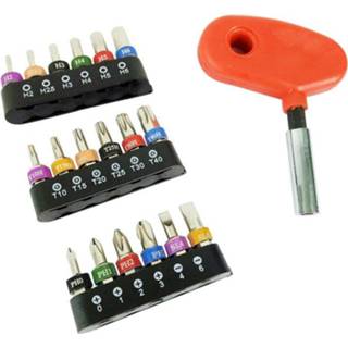 👉 Ratelsleutel Raitool 1/4 schroevendraaier set 19-delig Mini DIY huishoudelijke hardware-tool