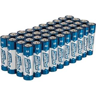 👉 Alkaline batterij Powermaster AA super LR6, 40 stuks 5024763160240