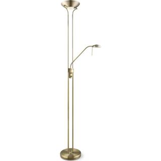 👉 Vloerlamp brons zelf monteren binnen modern metaal Home sweet LED Uplight ↕ 180 cm - 8718808093552