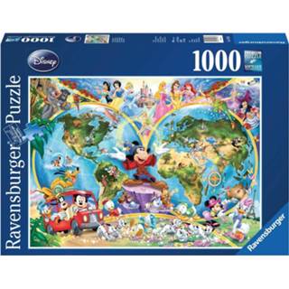 👉 Wereldkaart nederlands legpuzzels Disney's Puzzel (1000 stukjes) 4005556157853