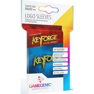 👉 Sleeves Keyforge Logo Rood (40 stuks)