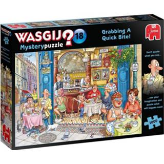👉 Puzzel nederlands legpuzzels Wasgij Mystery 18 - Fast Food Waanzin (1000 stukjes) 8710126191798