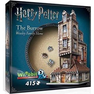 👉 Puzzel engels Wrebbit 3D - Harry Potter The Burrow (415 stukjes) 665541010118