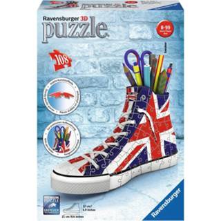 👉 Puzzel nederlands 3D - Sneaker Union Jack (108 stukjes) 4005556112227