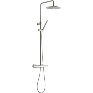👉 Active Ben Lavion 250 Regendoucheset Geborsteld Nickel 8714175949669