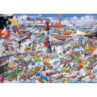 👉 Puzzel engels legpuzzels I Love Boats (1000 stukjes) 5012269005912