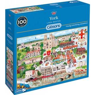 👉 Puzzel engels legpuzzels York (1000 stukjes) 5012269062656