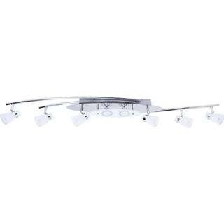 👉 Glazen kap nikkel metaal warmwit a+ Lindby Danil LED plafondspot met kappen