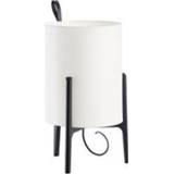 👉 Tafel lamp hout wit zwart Carpyen Greta Tafellamp 33 cm -