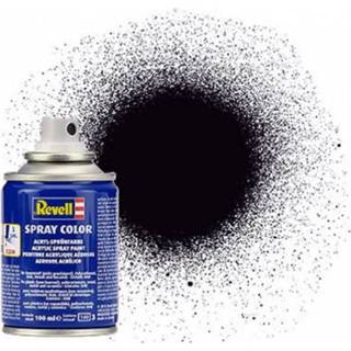 👉 Revell Spray Color Zwart Zijdemat 100ml