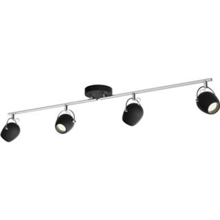👉 Opbouwspot zwart Philips Rivano 4-lichts 8718696169995