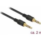 👉 Audio kabel zwart DeLOCK 85598 2m 3.5mm 4043619855988