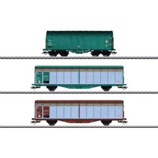 👉 Goederenwagon MÃ¤rklin 47871 H0 3-delige set goederenwagons van de FS 4001883478715