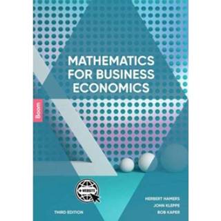 👉 Hamer Mathematics For Business Economics - Herbert Hamers 9789024428427