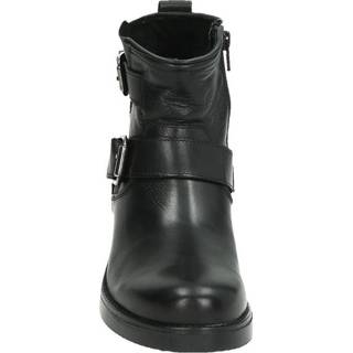 👉 Glad leer vrouwen zwart Nelson bikerboots 8719796039331